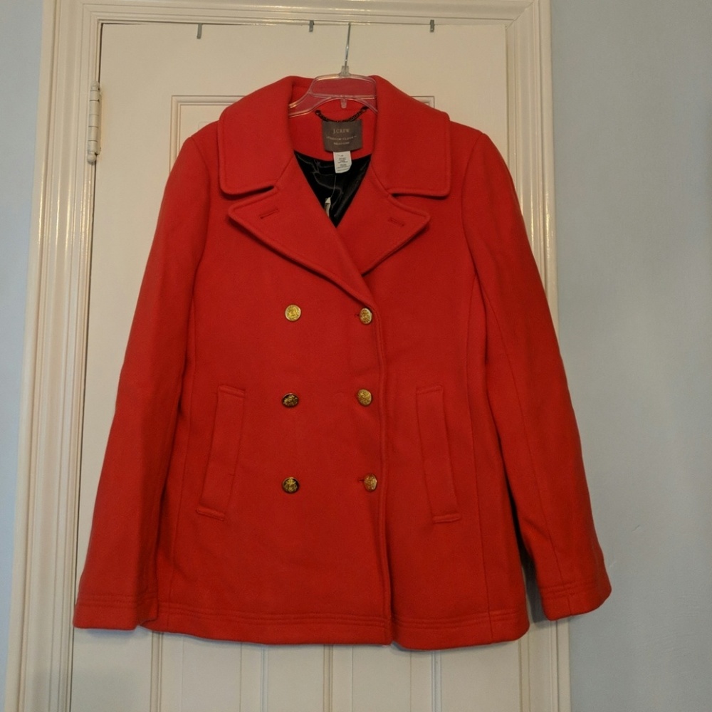 NWT J. Crew Classic Peacoat